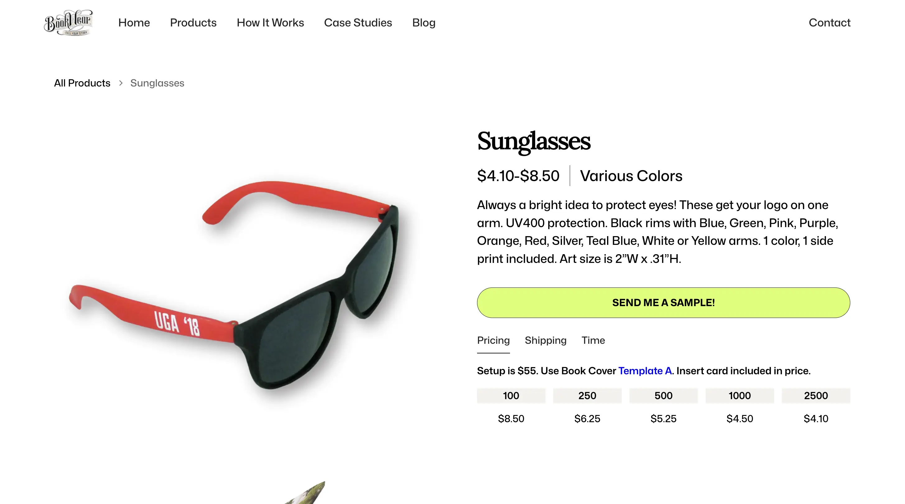 Custom Sunglasses with Logo, Bulk Savings | BookWear